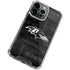 NFL Baltimore Ravens Black & White iPhone 14 Pro Max Clear Case