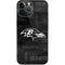 NFL Baltimore Ravens Black & White iPhone 14 Pro Max Skin