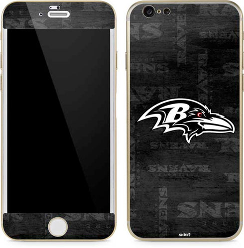 NFL Baltimore Ravens Black & White iPhone 6/6s Skin