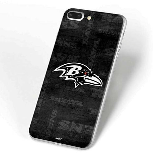 NFL Baltimore Ravens Black & White iPhone 7 Plus Skin