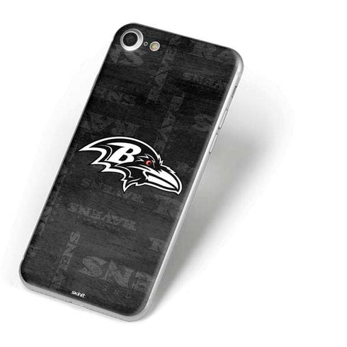 NFL Baltimore Ravens Black & White iPhone 7 Skin