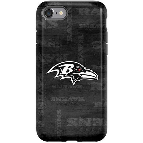 NFL Baltimore Ravens Black & White iPhone SE (2nd & 3rd Gen) Pro Case