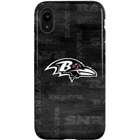 NFL Baltimore Ravens Black & White iPhone XR Pro Case