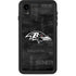 NFL Baltimore Ravens Black & White iPhone XR Waterproof Case