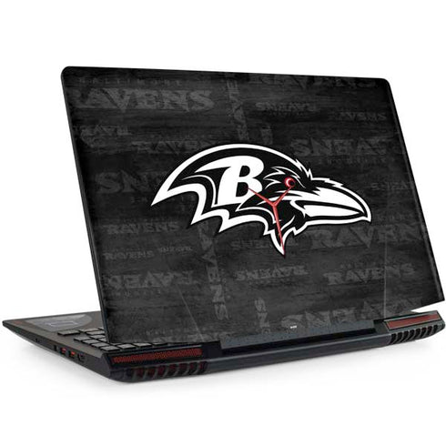 NFL Baltimore Ravens Black & White Legion Y720 Skin