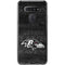 NFL Baltimore Ravens Black & White LG K51/Q51 Clear Case