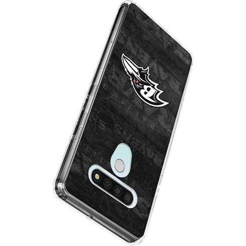 NFL Baltimore Ravens Black & White LG Stylo 6 Clear Case