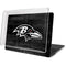 NFL Baltimore Ravens Black & White MacBook Pro 13in (2020) Case plus Skin