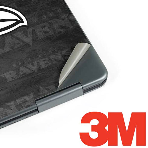 NFL Baltimore Ravens Black & White Notebook 9 Pro 13in (2017) Skin