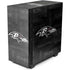 NFL Baltimore Ravens Black & White NZXT H510 Compact ATX Mid-Tower Case Skin
