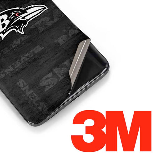 NFL Baltimore Ravens Black & White OnePlus 7 Pro Skin