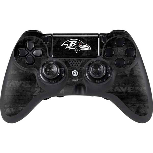 NFL Baltimore Ravens Black & White PS4/PC SCUF Impact Controller Skin