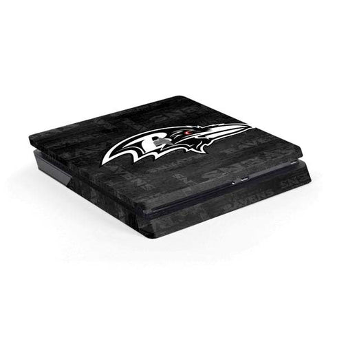 NFL Baltimore Ravens Black & White PS4 Slim Skin