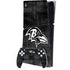 NFL Baltimore Ravens Black & White PS5 Slim Digital Edition Console Skin