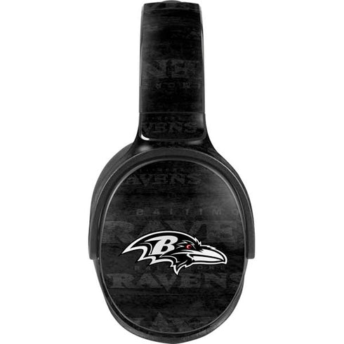 NFL Baltimore Ravens Black & White Skullcandy Venue Skin