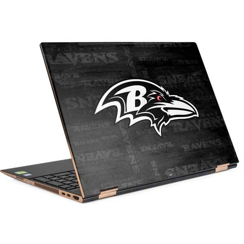NFL Baltimore Ravens Black & White HP Spectre Skin