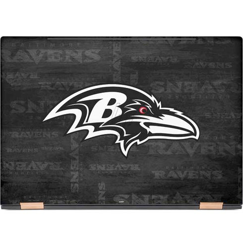 NFL Baltimore Ravens Black & White HP Spectre Skin