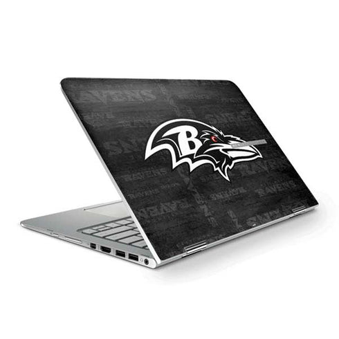 NFL Baltimore Ravens Black & White HP Spectre Skin