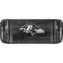 NFL Baltimore Ravens Black & White Steam Deck Handheld Gaming Computer Skin
