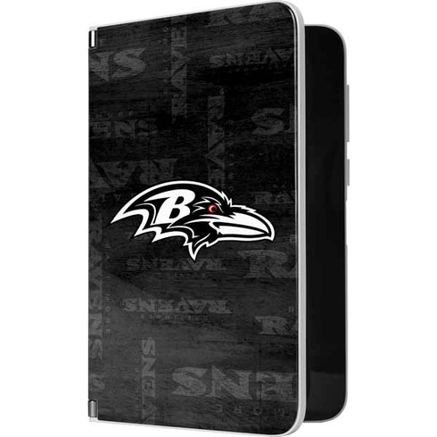 NFL Baltimore Ravens Black & White Surface Duo Skin