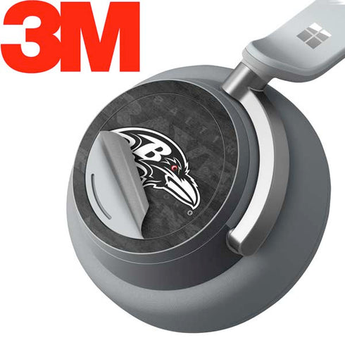 NFL Baltimore Ravens Black & White Surface Headphones Skin