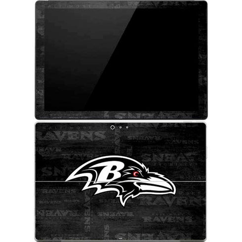 NFL Baltimore Ravens Black & White Surface Pro 4 Skin