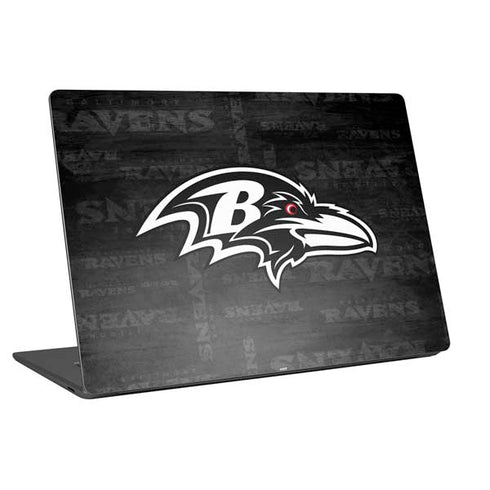 NFL Baltimore Ravens Black & White Universal Laptop 15in (12.2 x 8.8in) Skin
