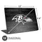 NFL Baltimore Ravens Black & White Universal Laptop 16in (13 x 9.4in) Skin