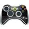 NFL Baltimore Ravens Black & White Xbox 360 Wireless Controller Skin