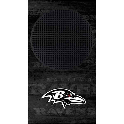 NFL Baltimore Ravens Black & White Xbox Series S Skins