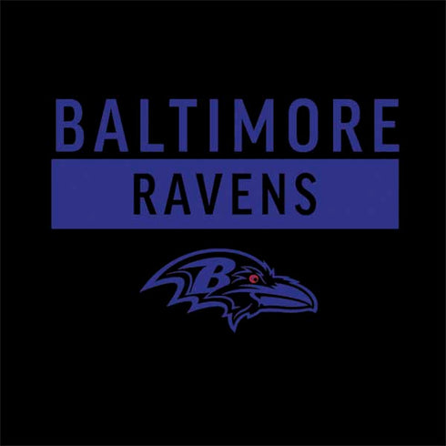 NFL Baltimore Ravens Black Performance Series Nintendo 2DS XL (2017) Skin