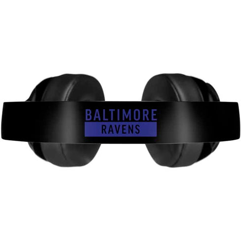 NFL Baltimore Ravens Black Performance Series Beats Solo Pro Skin