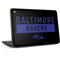 NFL Baltimore Ravens Black Performance Series HP Chromebook Skin