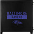 NFL Baltimore Ravens Black Performance Series Corsair 4000D Tempered Glass Mid-Tower ATX Case Skin
