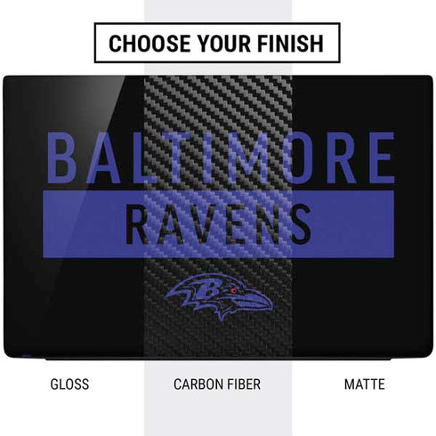 NFL Baltimore Ravens Black Performance Series Dell Vostro Skin