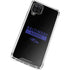NFL Baltimore Ravens Black Performance Series Galaxy A12 Clear Case