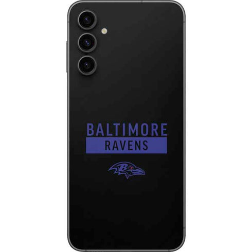 NFL Baltimore Ravens Black Performance Series Galaxy A14 5G Skin