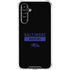 NFL Baltimore Ravens Black Performance Series Galaxy A54 5G Clear Case