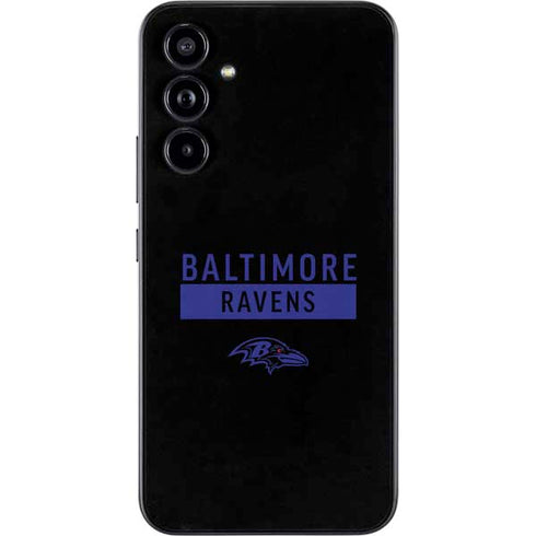 NFL Baltimore Ravens Black Performance Series Galaxy A54 5G Skin