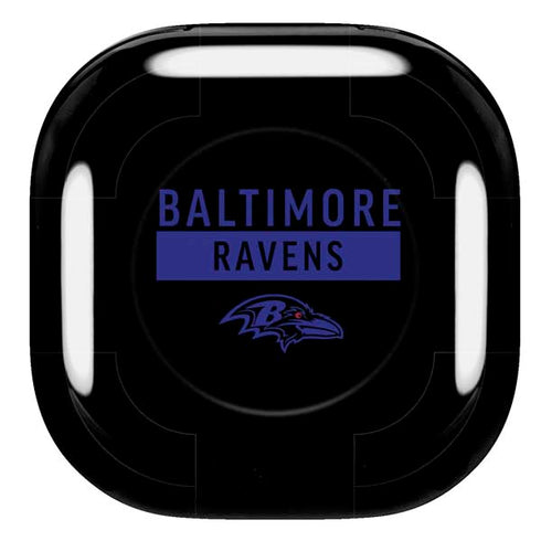 NFL Baltimore Ravens Black Performance Series Galaxy Buds Pro Skin