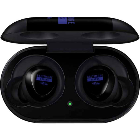 NFL Baltimore Ravens Black Performance Series Galaxy Buds Skin