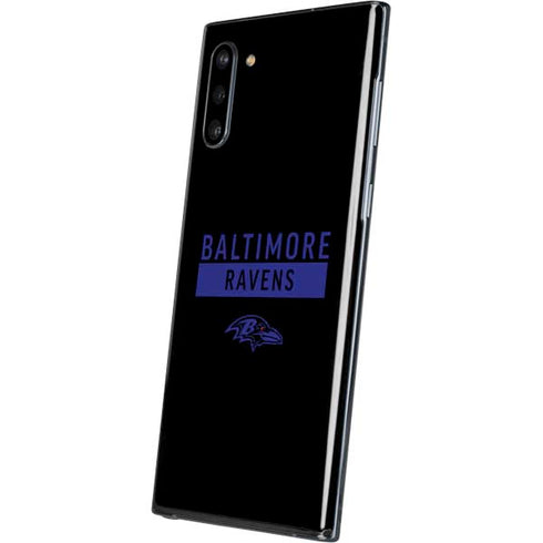NFL Baltimore Ravens Black Performance Series Galaxy Note 10 Skin
