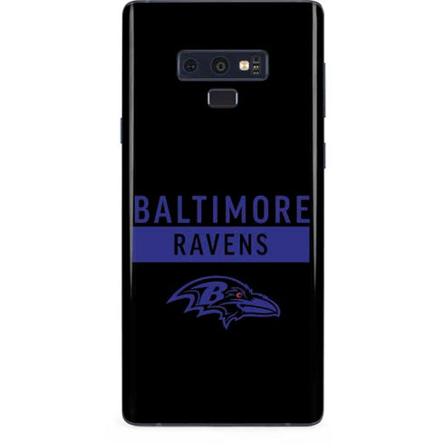 NFL Baltimore Ravens Black Performance Series Galaxy Note 9 Skin