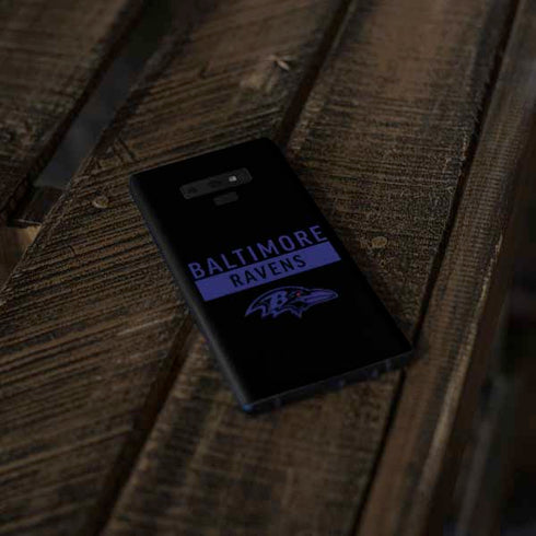 NFL Baltimore Ravens Black Performance Series Galaxy Note 9 Skin
