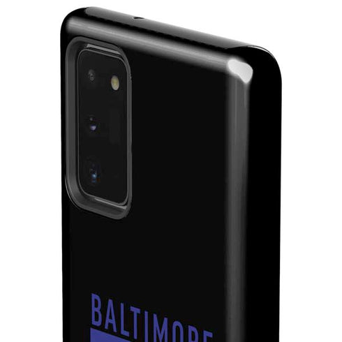 NFL Baltimore Ravens Black Performance Series Galaxy Note20 5G Pro Case