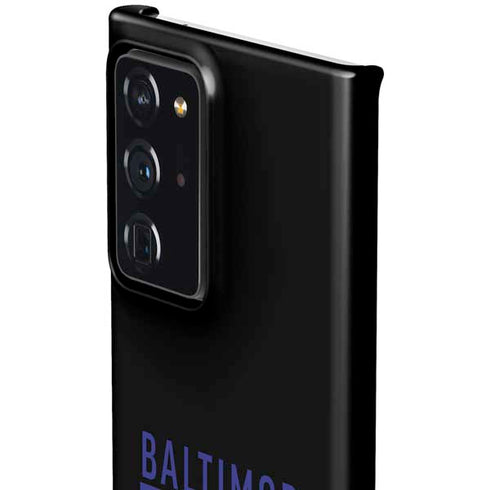 NFL Baltimore Ravens Black Performance Series Galaxy Note20 Ultra 5G Lite Case