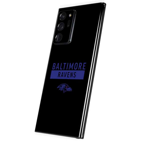 NFL Baltimore Ravens Black Performance Series Galaxy Note20 Ultra 5G Skin