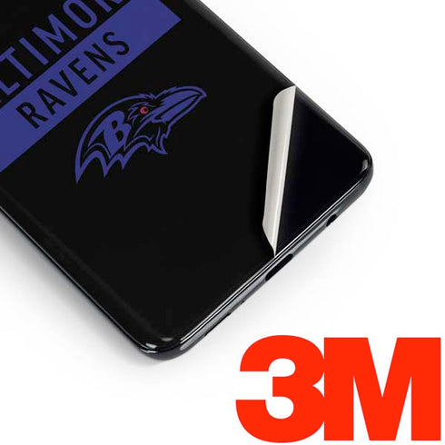 NFL Baltimore Ravens Black Performance Series Galaxy S10 Skin