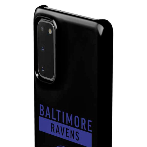 NFL Baltimore Ravens Black Performance Series Galaxy S20 Lite Case