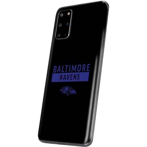 NFL Baltimore Ravens Black Performance Series Galaxy S20 Plus Skin